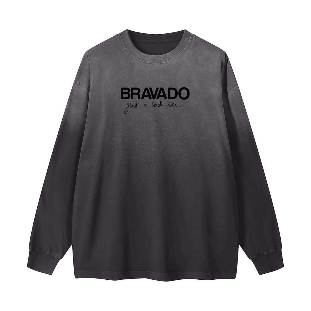 Gradient Washed Long Sleeve T-Shirt