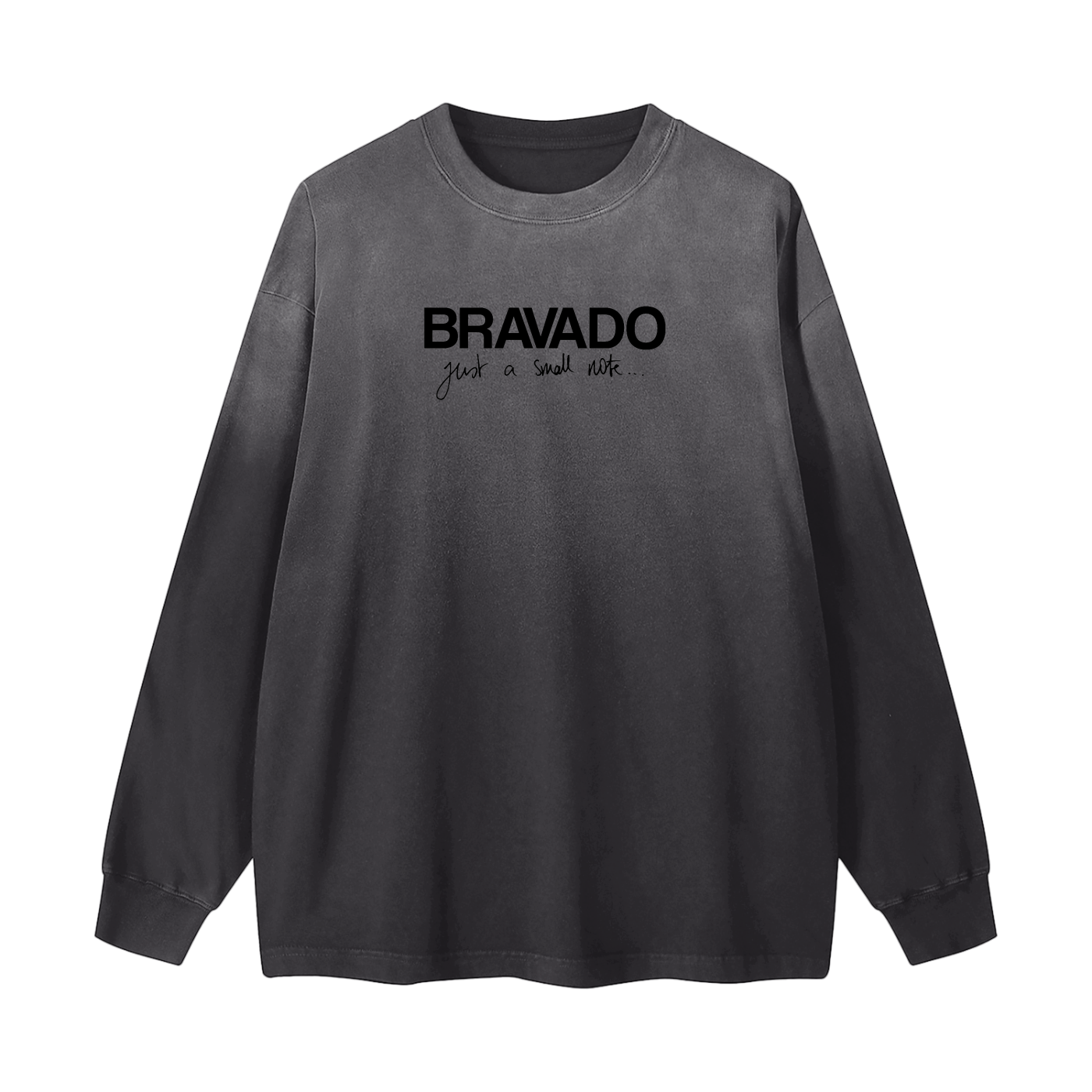Gradient Washed Long Sleeve T-Shirt