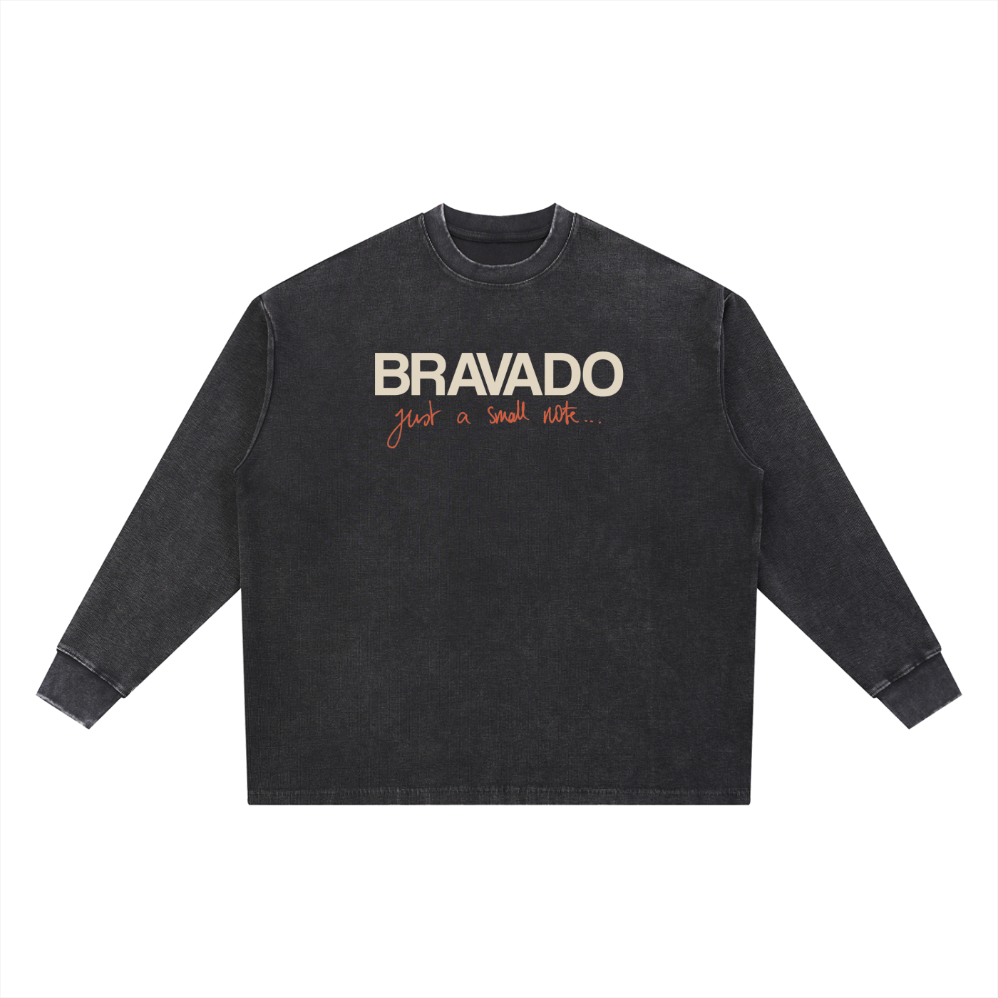 Mineral Wash Waffle Oversized T-Shirt
