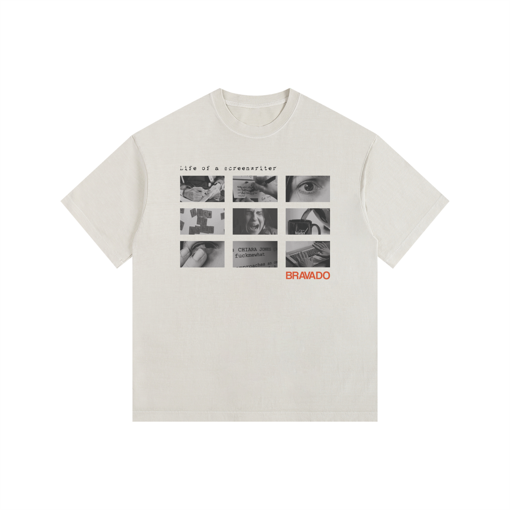 Vintage Washed Oversized Cotton T-Shirt