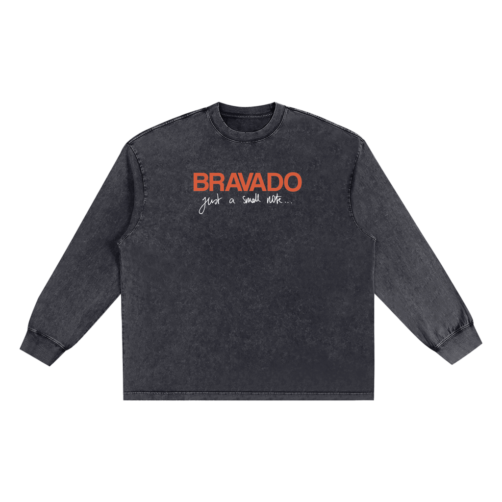 Snow Washed Frayed Edge T-Shirt