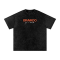 Gio Mafia - Snow Washed Oversized Cotton T-Shirt