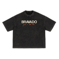 Textured Waffle Washed Boxy T-Shirt